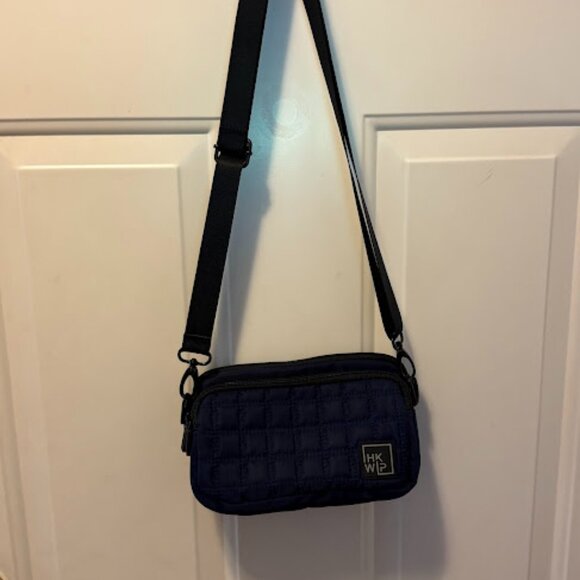 IHKWIP quilted Navy crossbody, shoulder, belt bag - Picture 3 of 7